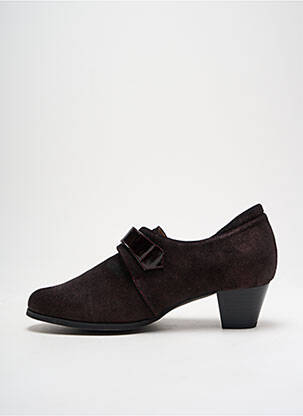 Derbies cubain talon de 4 à 6cm violet PIESANTO femme