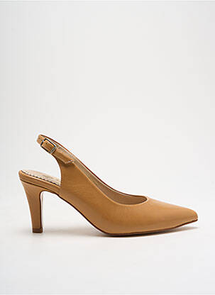 Escarpins fermeture boucle(s) talon de 4 à 6cm beige PIESANTO femme