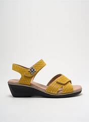 Sandales/Nu pieds jaune ARTIKA SOFT pour femme seconde vue