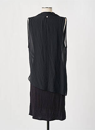 Robe mi-longue sans manche sans manche noir LES P'TITES BOMBES femme