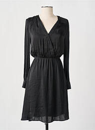 Robe courte manches longues manches longues noir LES P'TITES BOMBES femme