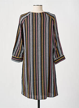 Robe courte manches 3/4 manches 3/4 noir LOLA ESPELETA femme