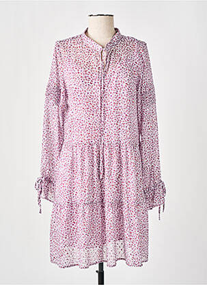 Robe courte manches longues manches longues violet SALSA femme