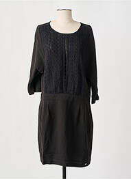 Robe mi-longue manches 3/4 manches 3/4 noir LES P'TITES BOMBES femme