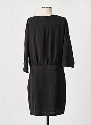 Robe mi-longue manches 3/4 manches 3/4 noir LES P'TITES BOMBES femme