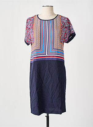 Robe courte manches courtes manches courtes bleu ESPRIT femme