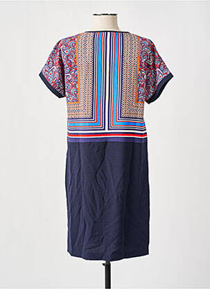 Robe courte manches courtes manches courtes bleu ESPRIT femme