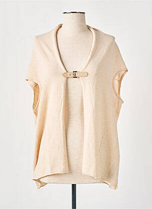 Gilet manches courtes col v rose ESPRIT femme
