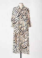 Robe mi-longue beige PLEASE pour femme seconde vue