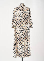 Robe mi-longue beige PLEASE pour femme seconde vue