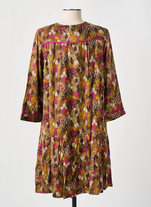 Robe courte marron LOLA ESPELETA femme