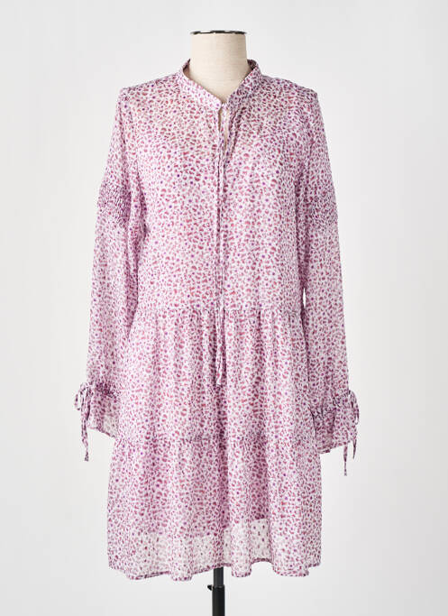 Robe courte violet SALSA pour femme