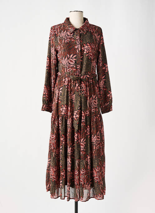 Robe longue rose ZHRILL pour femme