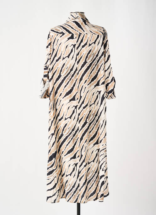 Robe mi-longue beige PLEASE pour femme