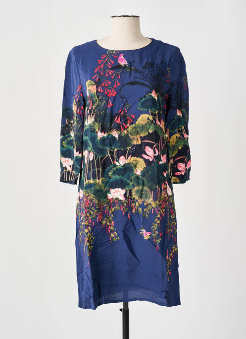 Robe mi-longue bleu ESPRIT pour femme