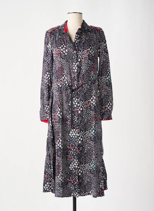 Robe mi-longue noir LOLA ESPELETA pour femme