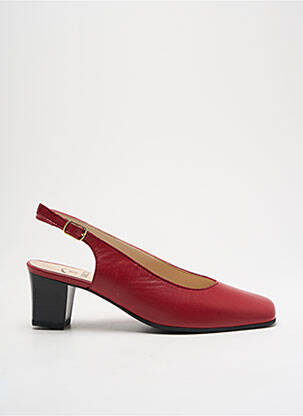 Escarpins fermeture boucle(s) talon de 4 à 6cm rouge MARCO femme