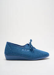 Chaussons/Pantoufles bleu LA MAISON DE L'ESPADRILLE pour femme seconde vue