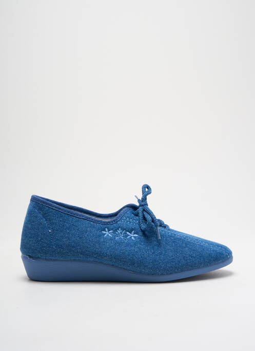 Chaussons/Pantoufles bleu LA MAISON DE L'ESPADRILLE pour femme