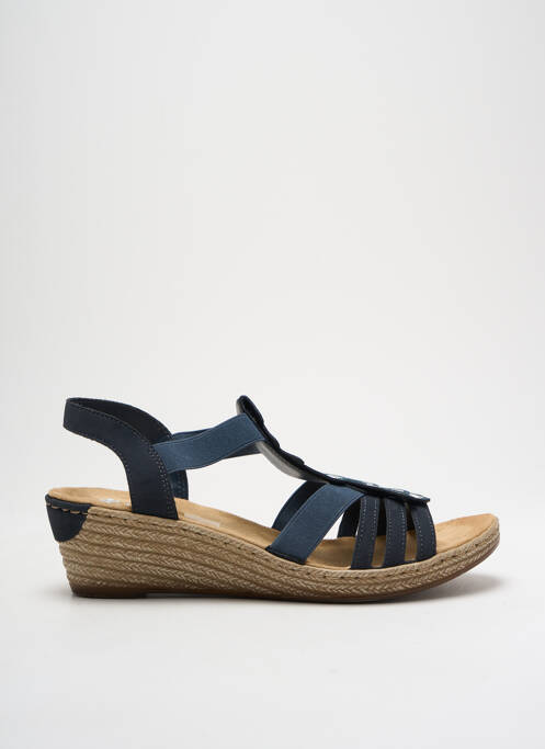 Sandales/Nu pieds bleu RIEKER pour femme