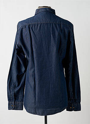 Chemise manches longues imprimé fantaisie bleu ETERNA homme