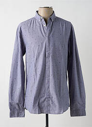 Chemise manches longues imprimé fantaisie bleu PREMIUM DE JACK AND JONES homme
