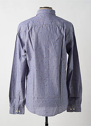 Chemise manches longues imprimé fantaisie bleu PREMIUM DE JACK AND JONES homme