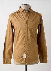 Chemise manches longues beige EDC pour homme seconde vue