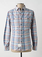 Chemise manches longues bleu EDC pour homme seconde vue
