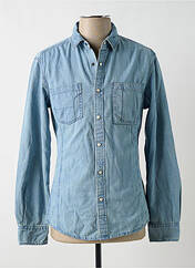 Chemise manches longues bleu EDC pour homme seconde vue