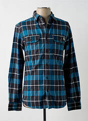 Chemise manches longues bleu JACK & JONES pour homme seconde vue