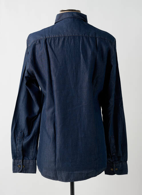 Chemise manches longues bleu ETERNA pour homme