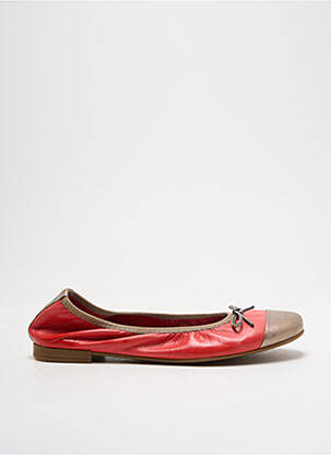 Ballerines matière lisse talon plat jusqu'à 3cm rose FOLIE'S femme