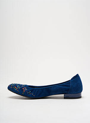 Ballerines talon bas talon plat jusqu'à 3cm bleu SABRINAS femme