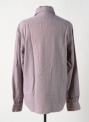 Chemise manches longues rouge ETERNA homme
