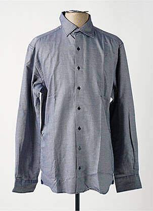 Chemise manches longues bleu ETERNA homme