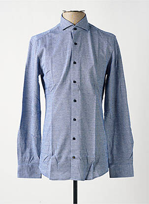 Chemise manches longues bleu ETERNA homme