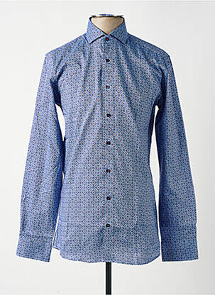 Chemise manches longues bleu ETERNA homme