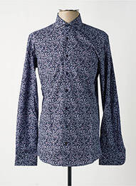 Chemise manches longues bleu ETERNA homme