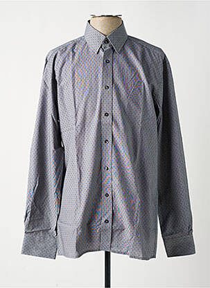 Chemise manches longues gris ETERNA homme