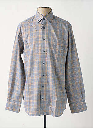 Chemise manches longues beige ETERNA homme