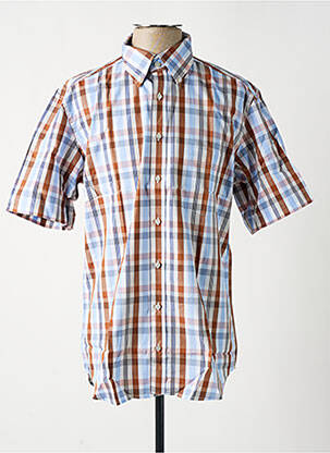 Chemise manches courtes bleu ETERNA homme