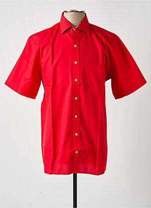 Chemise manches courtes rouge ETERNA homme