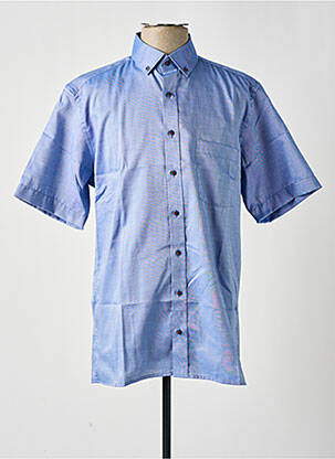 Chemise manches courtes bleu ETERNA homme