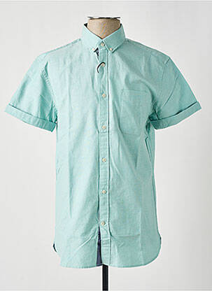 Chemise manches courtes vert JACK & JONES homme