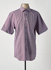 Chemise manches courtes rouge ETERNA pour homme seconde vue