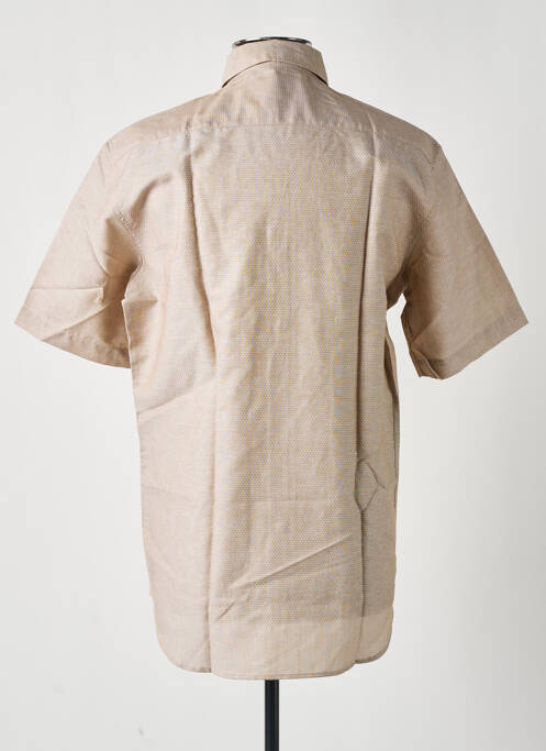 Chemise manches courtes beige ETERNA pour homme