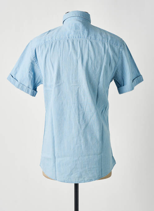 Chemise manches courtes bleu JACK & JONES pour homme