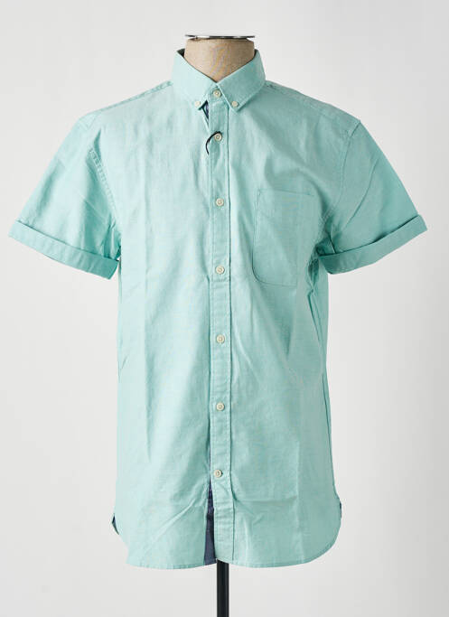 Chemise manches courtes vert JACK & JONES pour homme
