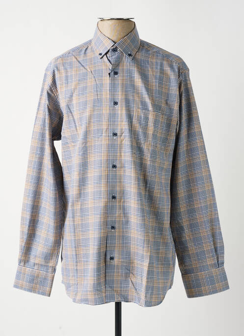 Chemise manches longues beige ETERNA pour homme